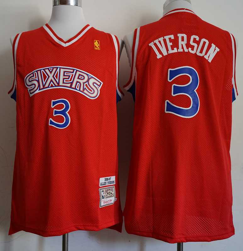 76ers 3 Allen Iverson Red 1996 97 Red Hardwood Classics Jersey,We sell and wholesale 76ers 3 Allen Iverson Red 1996 97 Red Hardwood Classics Jersey on line form chian!